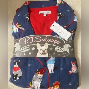 PJ salvage cat pajama set